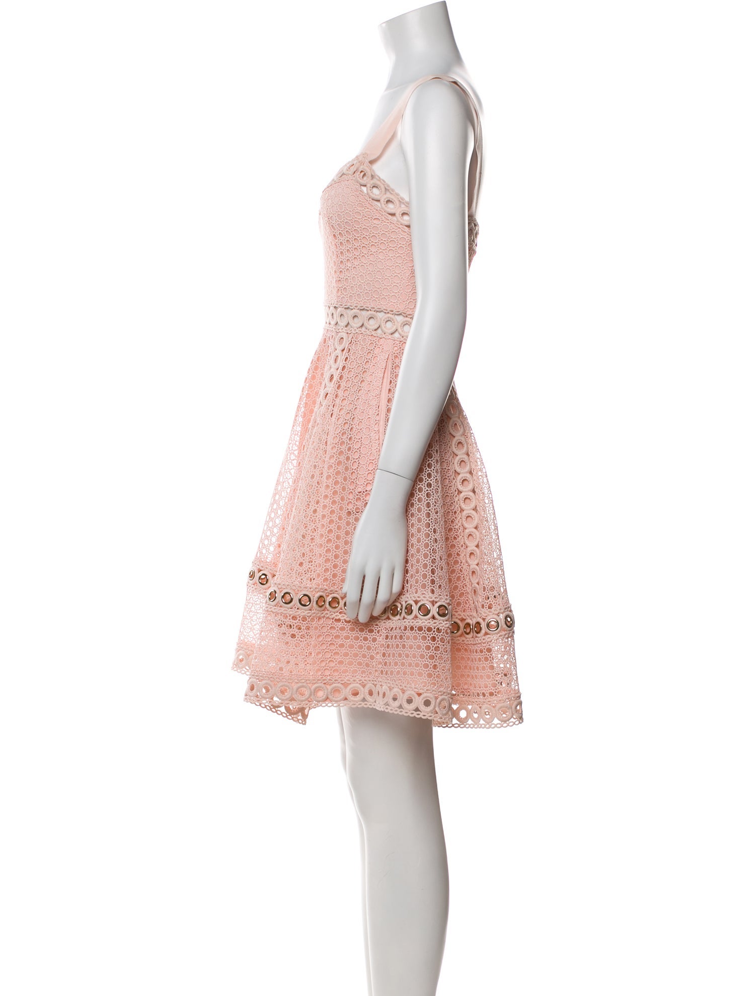 Maje Square Neckline Mini Dress