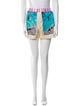 Maje Printed Mini Shorts
