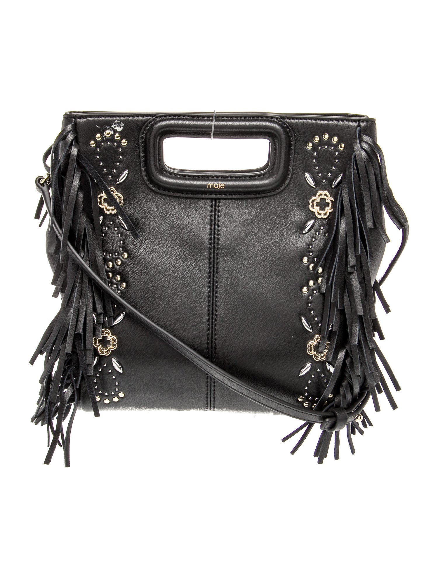 Maje Leather Crossbody Bag