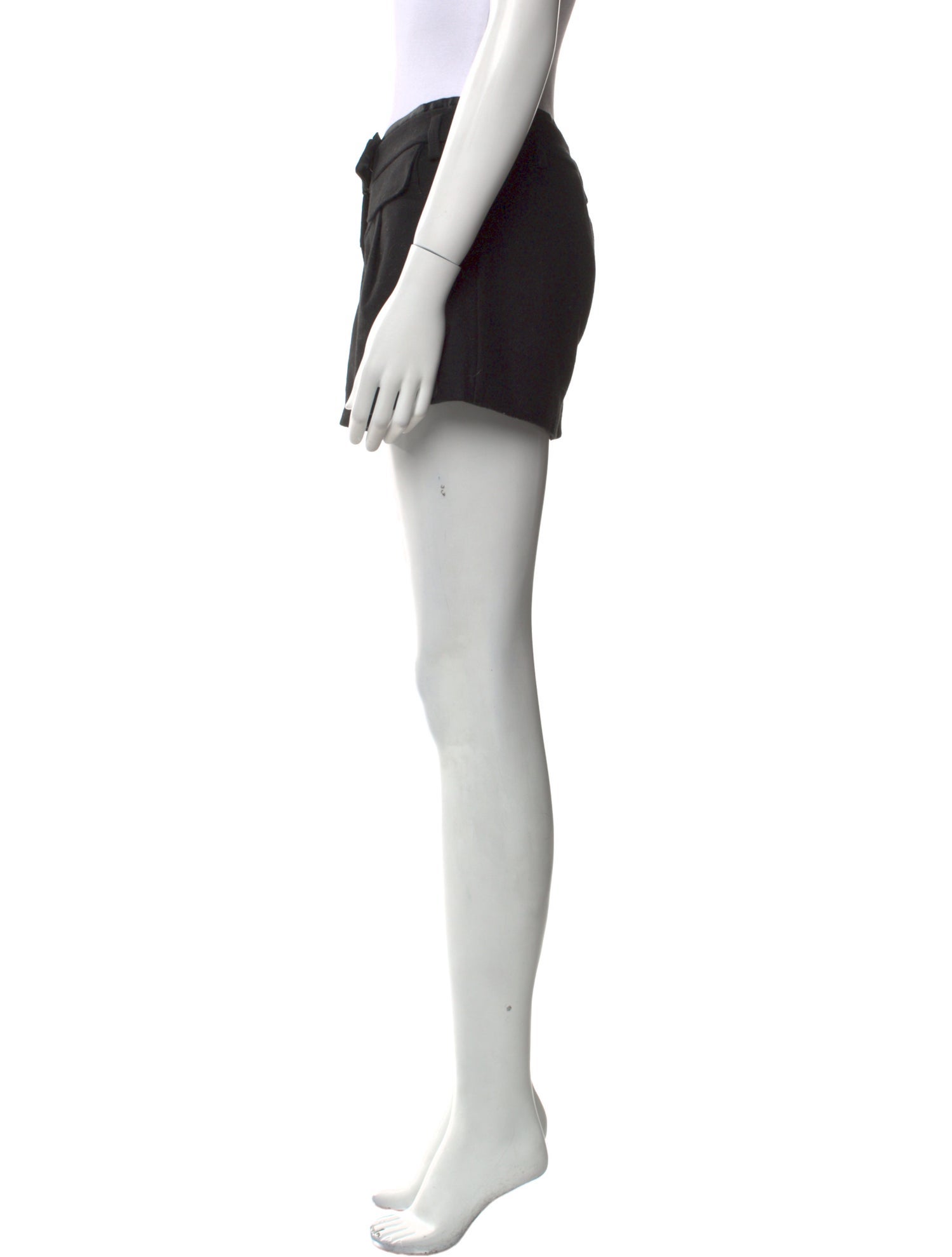 Maje Wool Mini Shorts