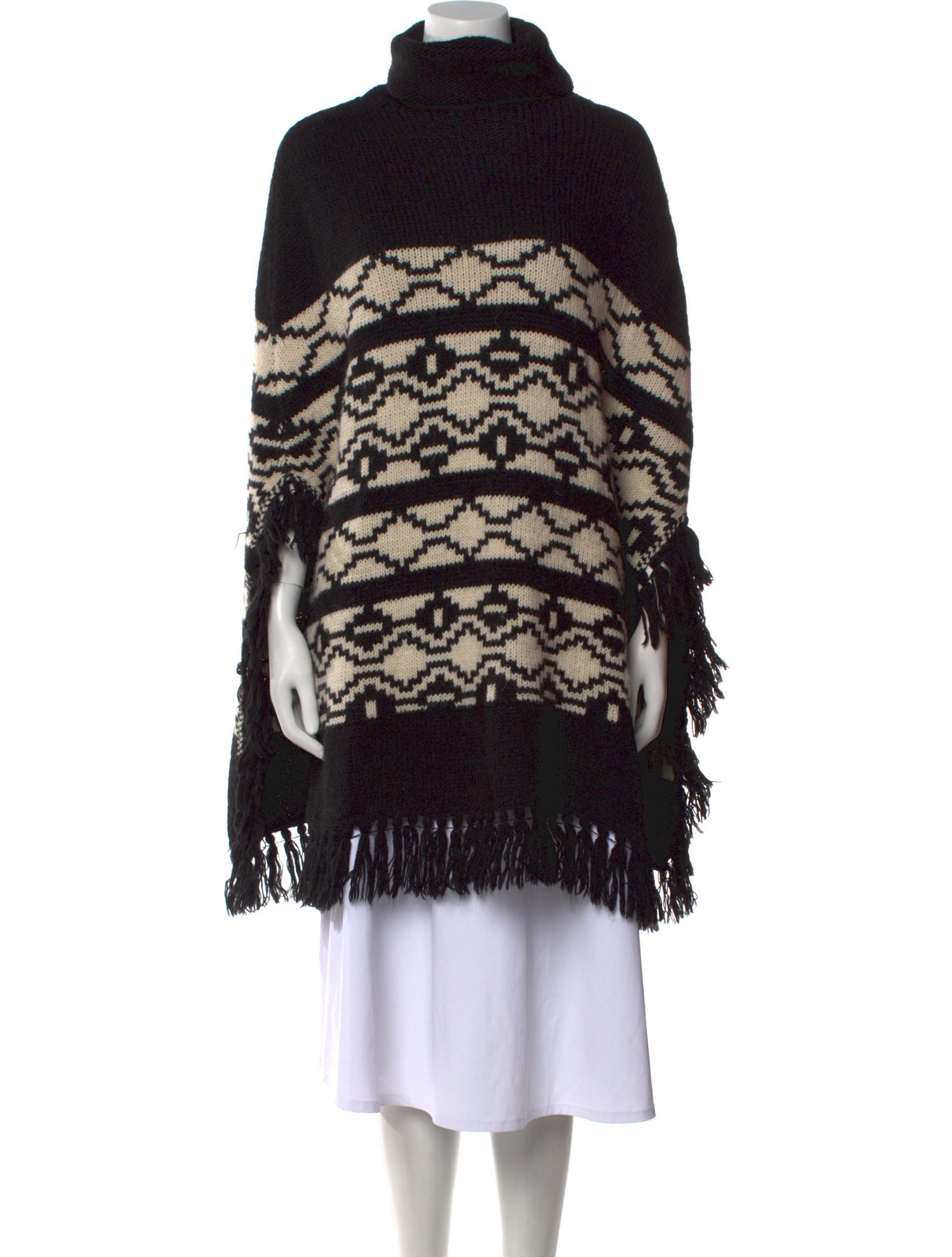 Maje Wool Printed Sweater