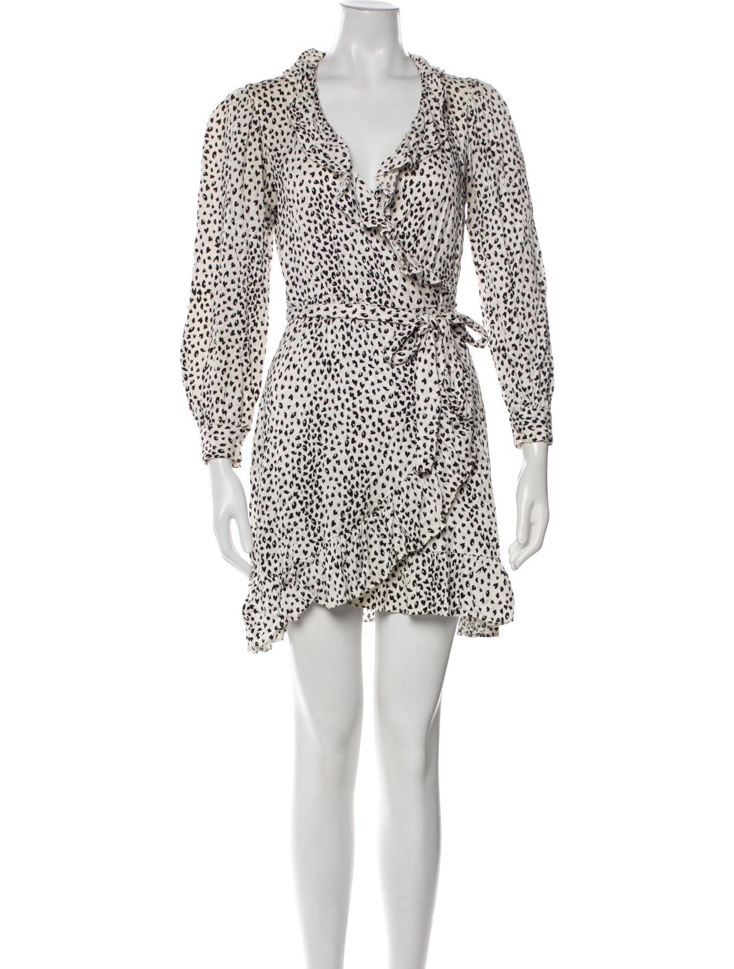 Maje Printed Mini Dress