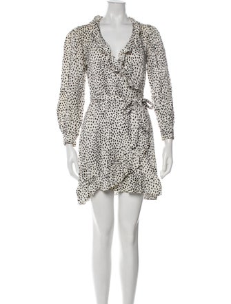 Maje Printed Mini Dress