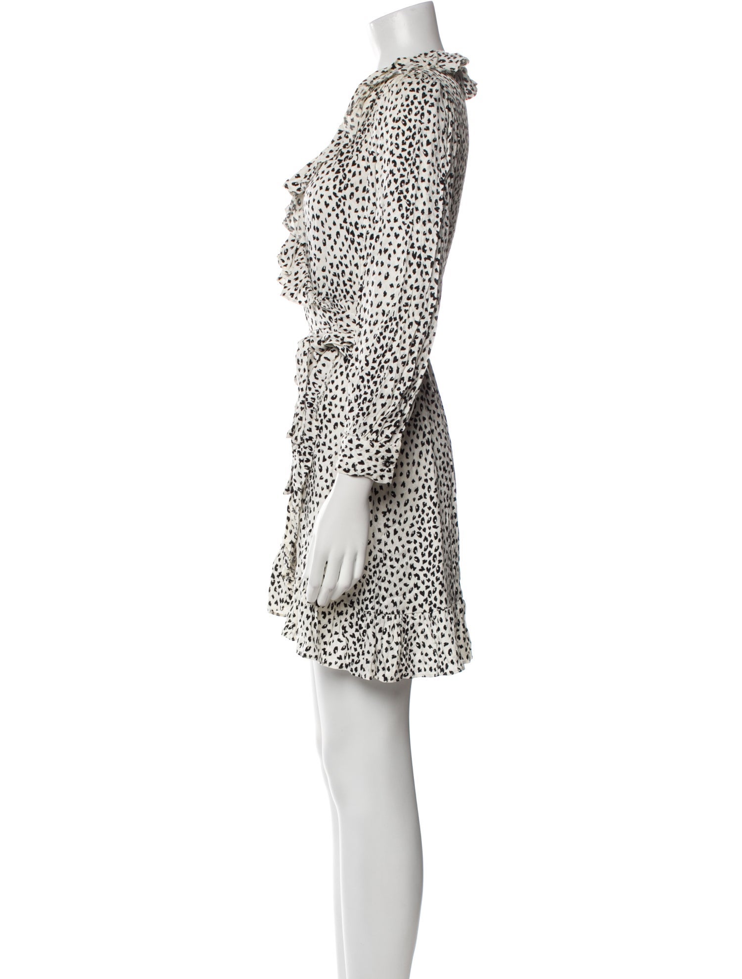 Maje Printed Mini Dress