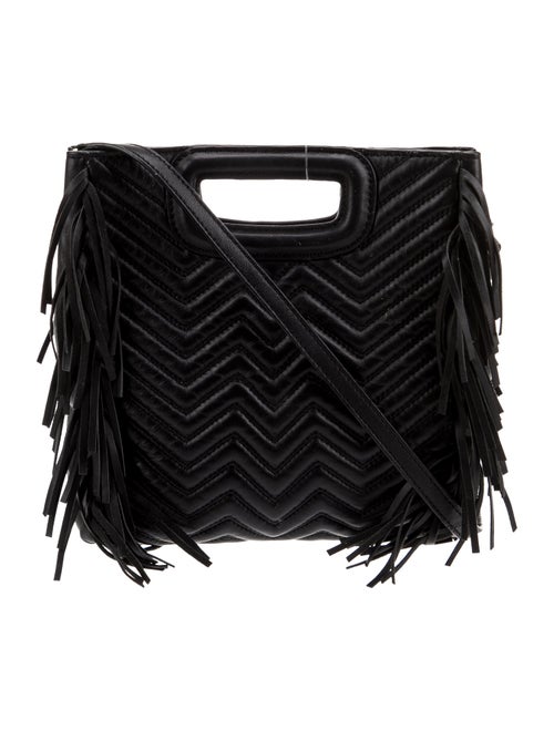 Maje Leather Shoulder Bag