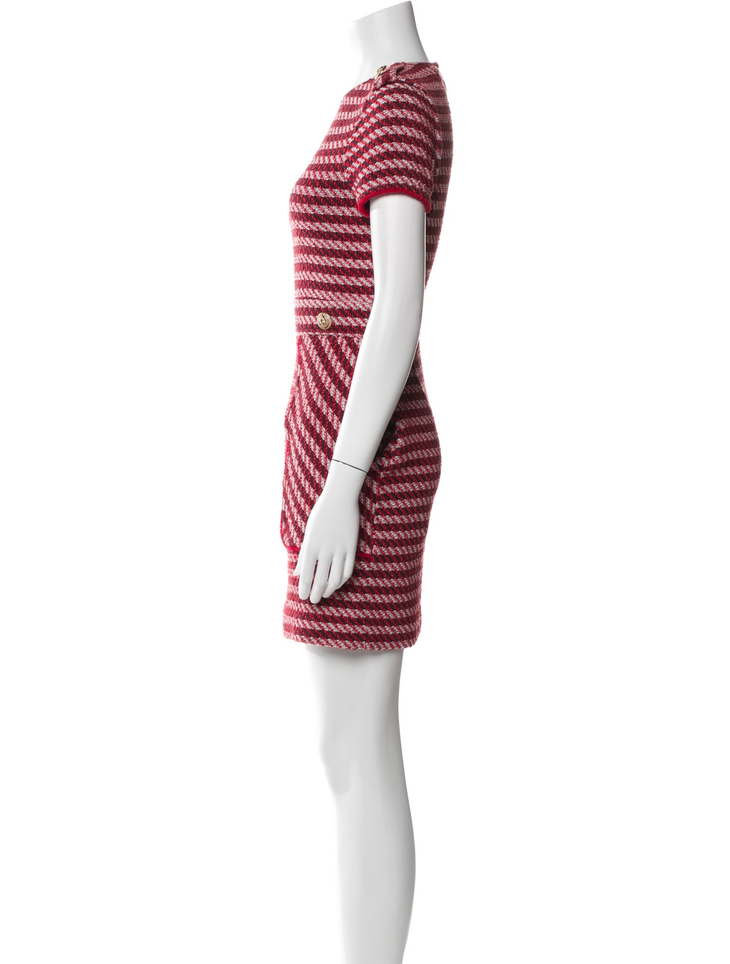 Maje Striped Mini Dress