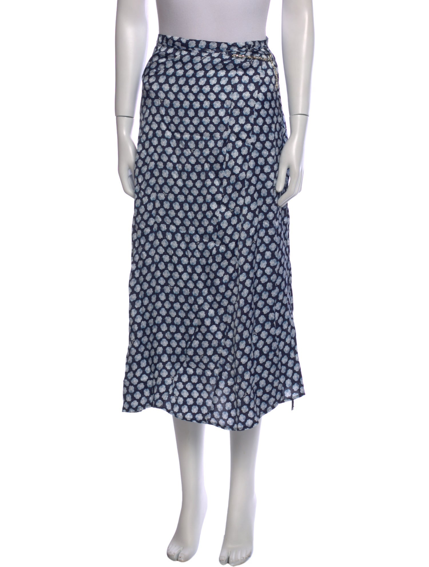 Maje Floral Print Midi Length Skirt w/ Tags