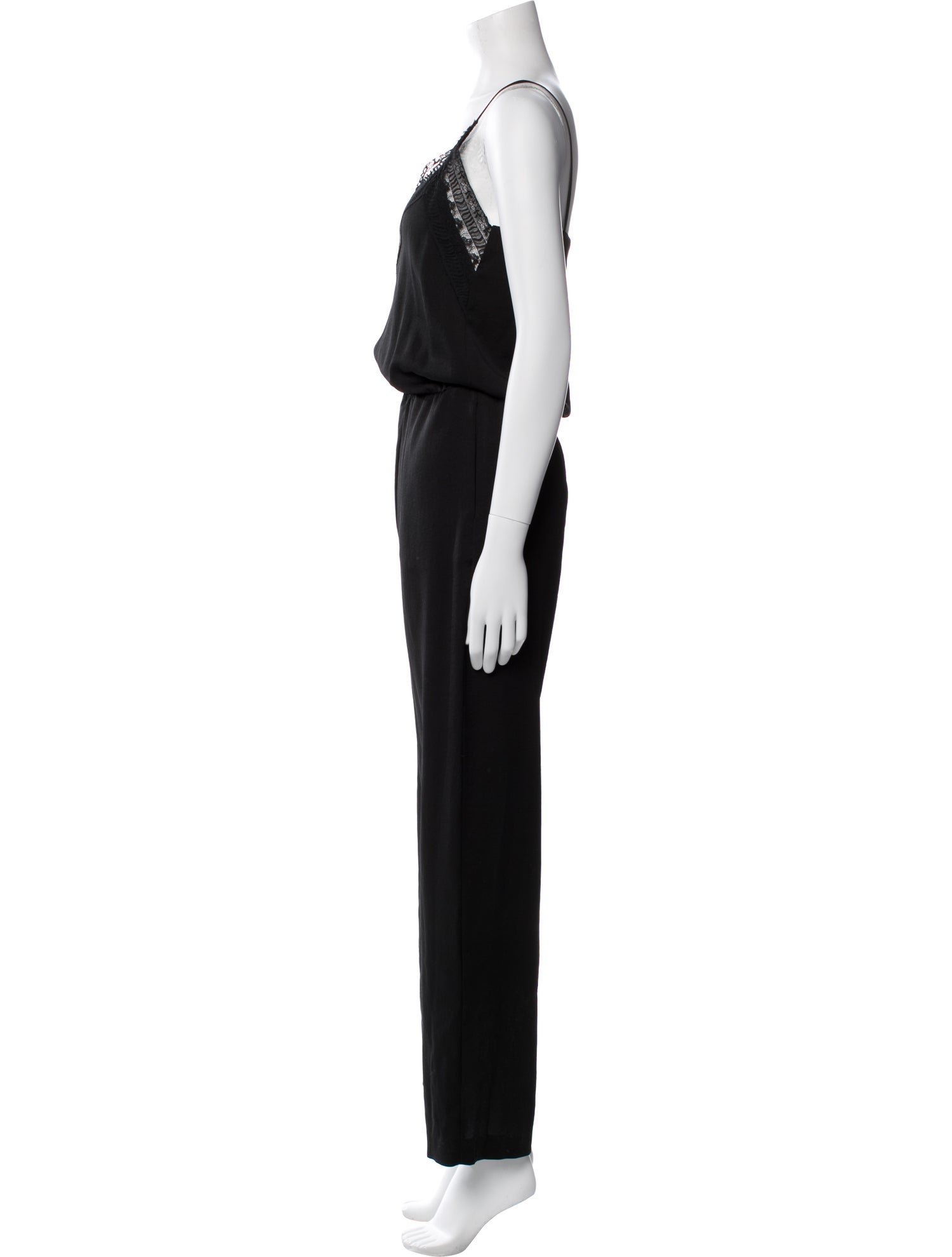 Maje V-Neck Jumpsuit