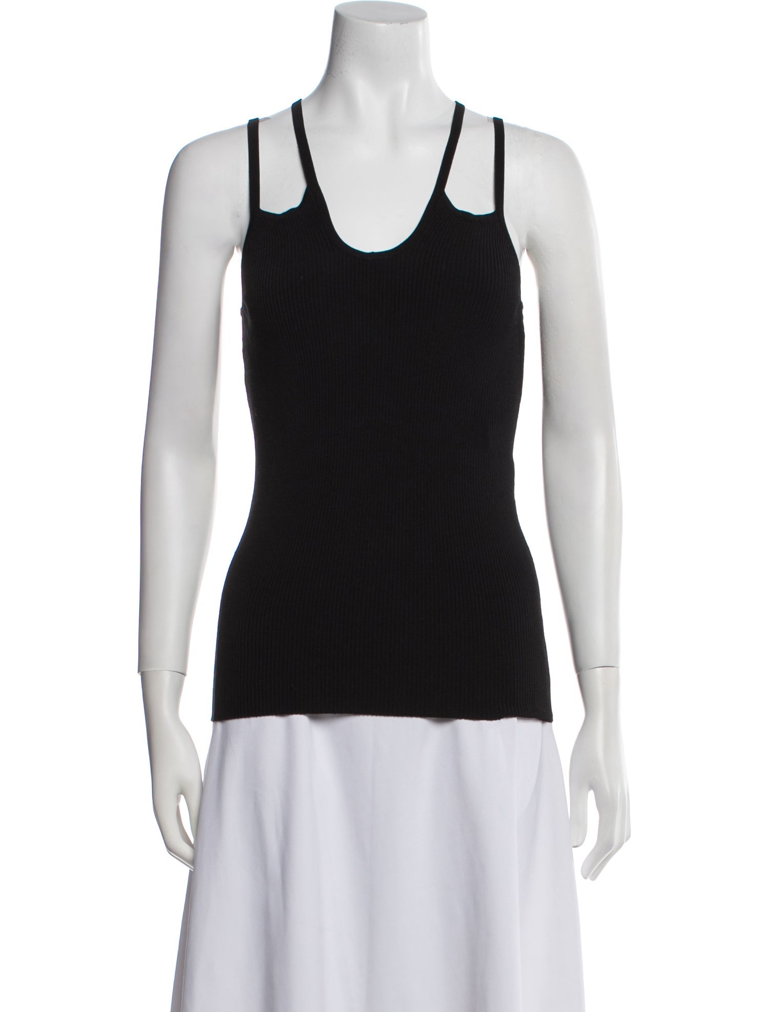 Maje Scoop Neck Sleeveless Top