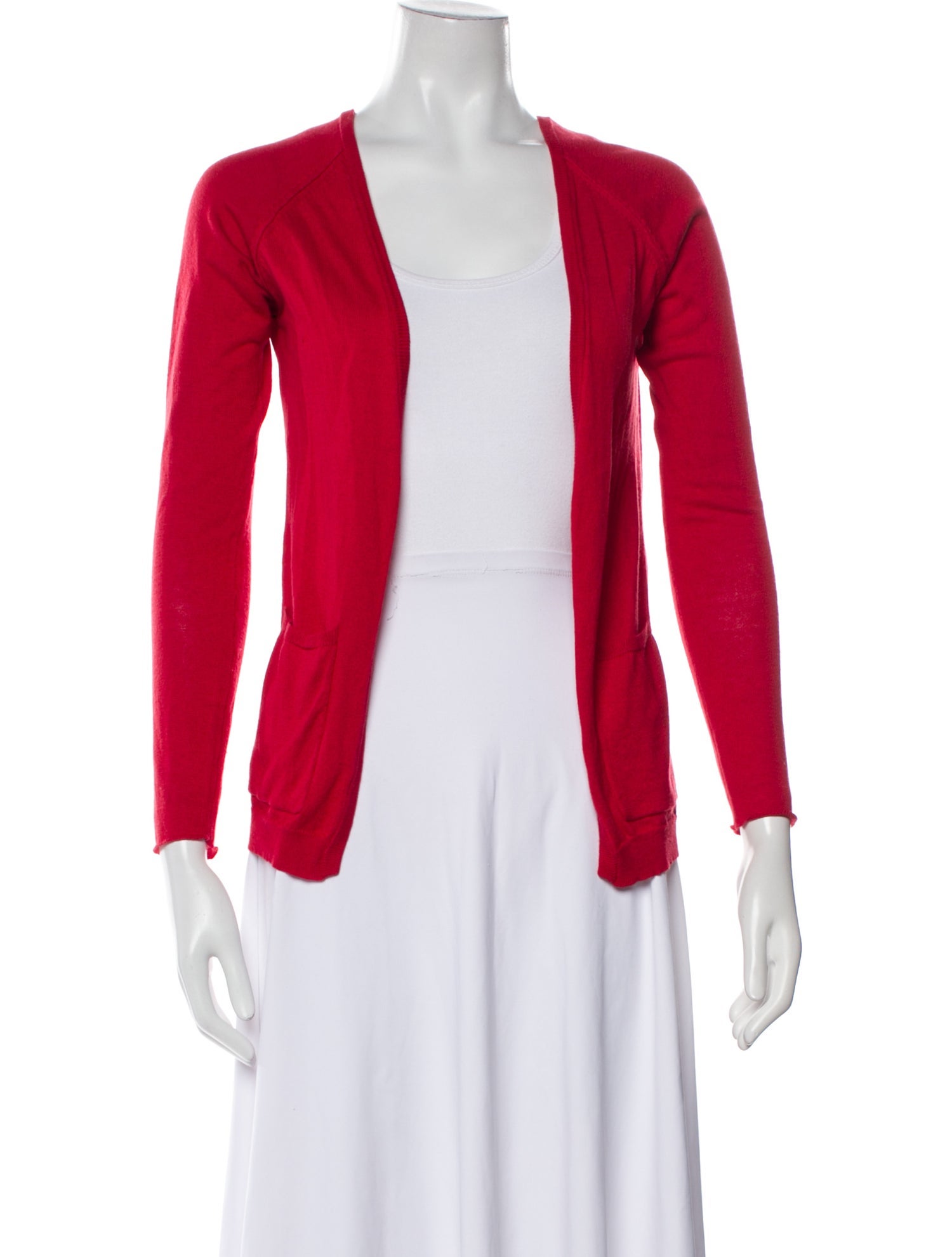 Maje Silk Open Front Sweater