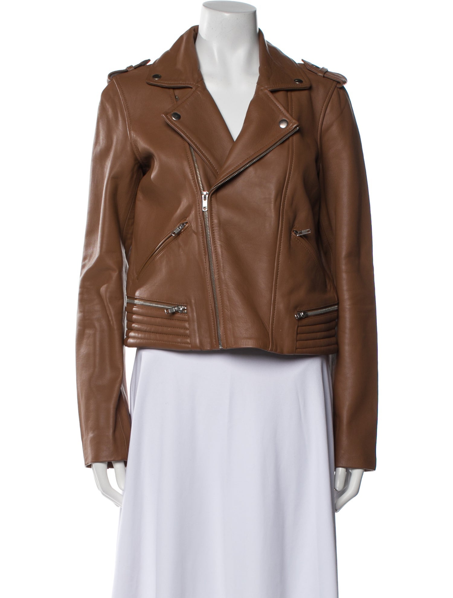Maje Leather Biker Jacket