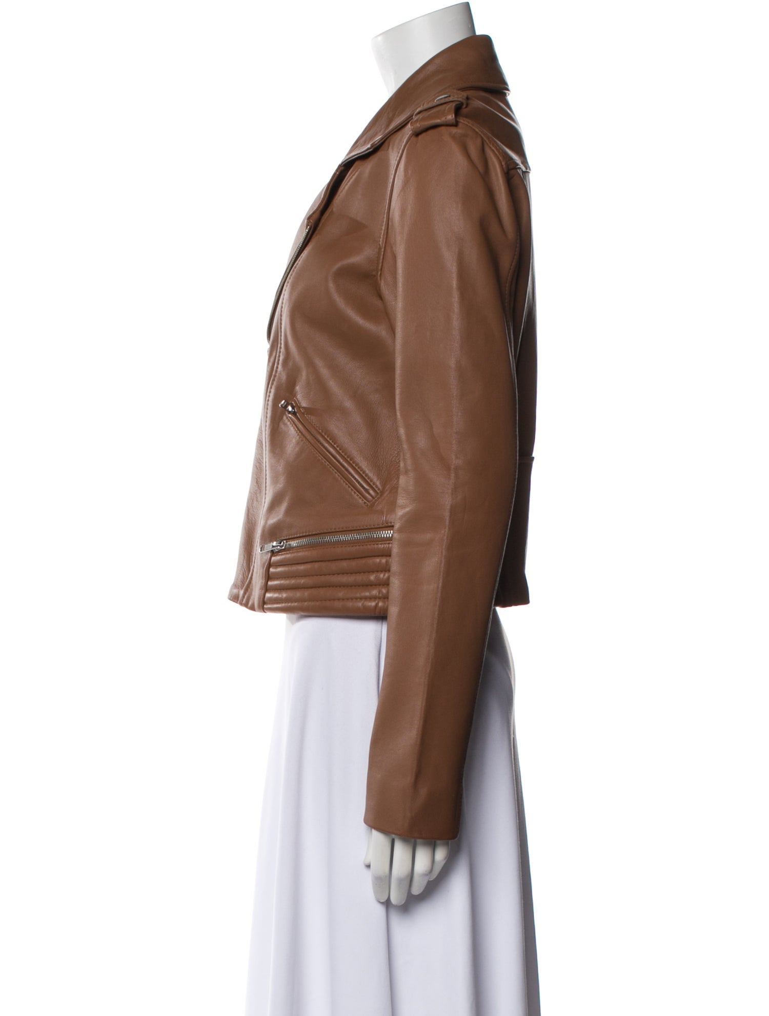 Maje Leather Biker Jacket