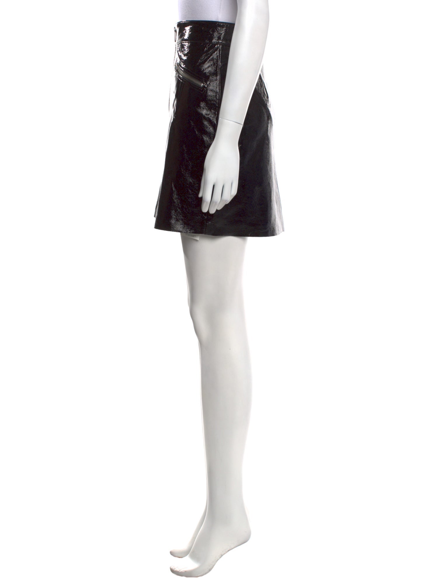 Maje Leather Mini Skirt w/ Tags