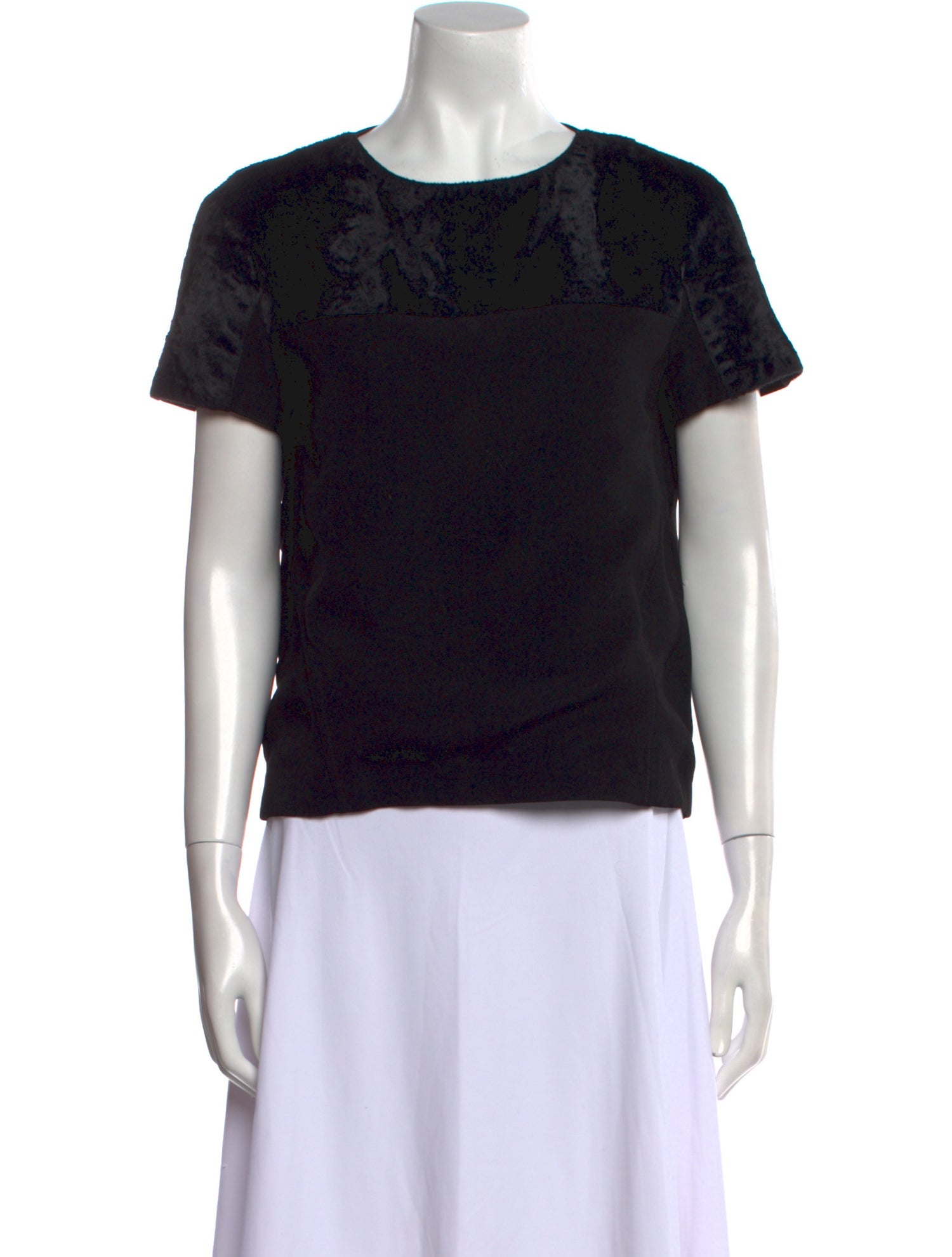 Maje Printed Crew Neck T-Shirt