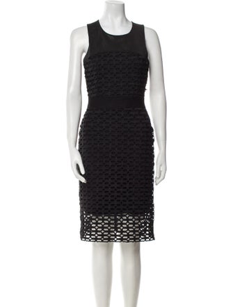 Maje Printed Knee-Length Dress