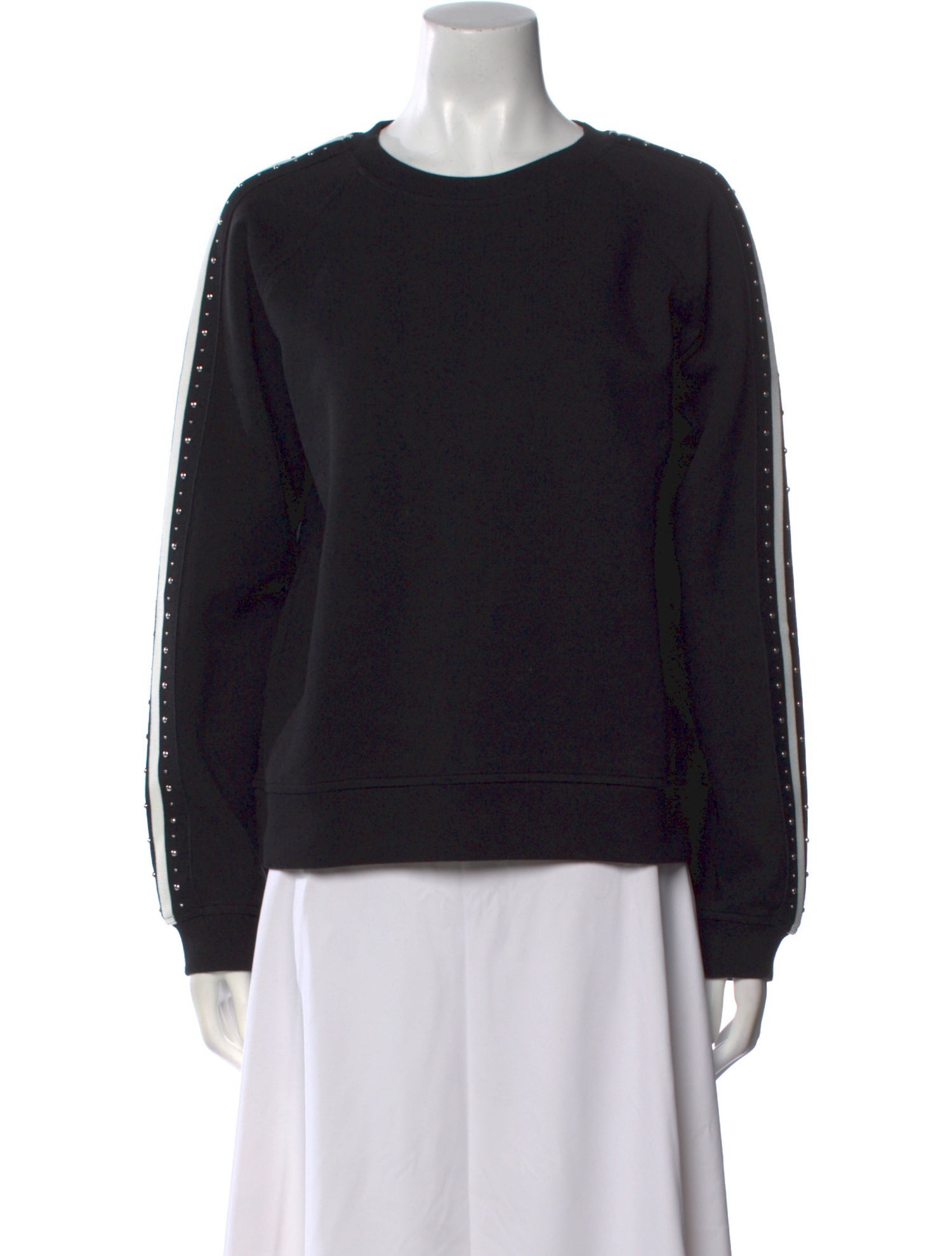 Maje Crew Neck Long Sleeve Sweatshirt