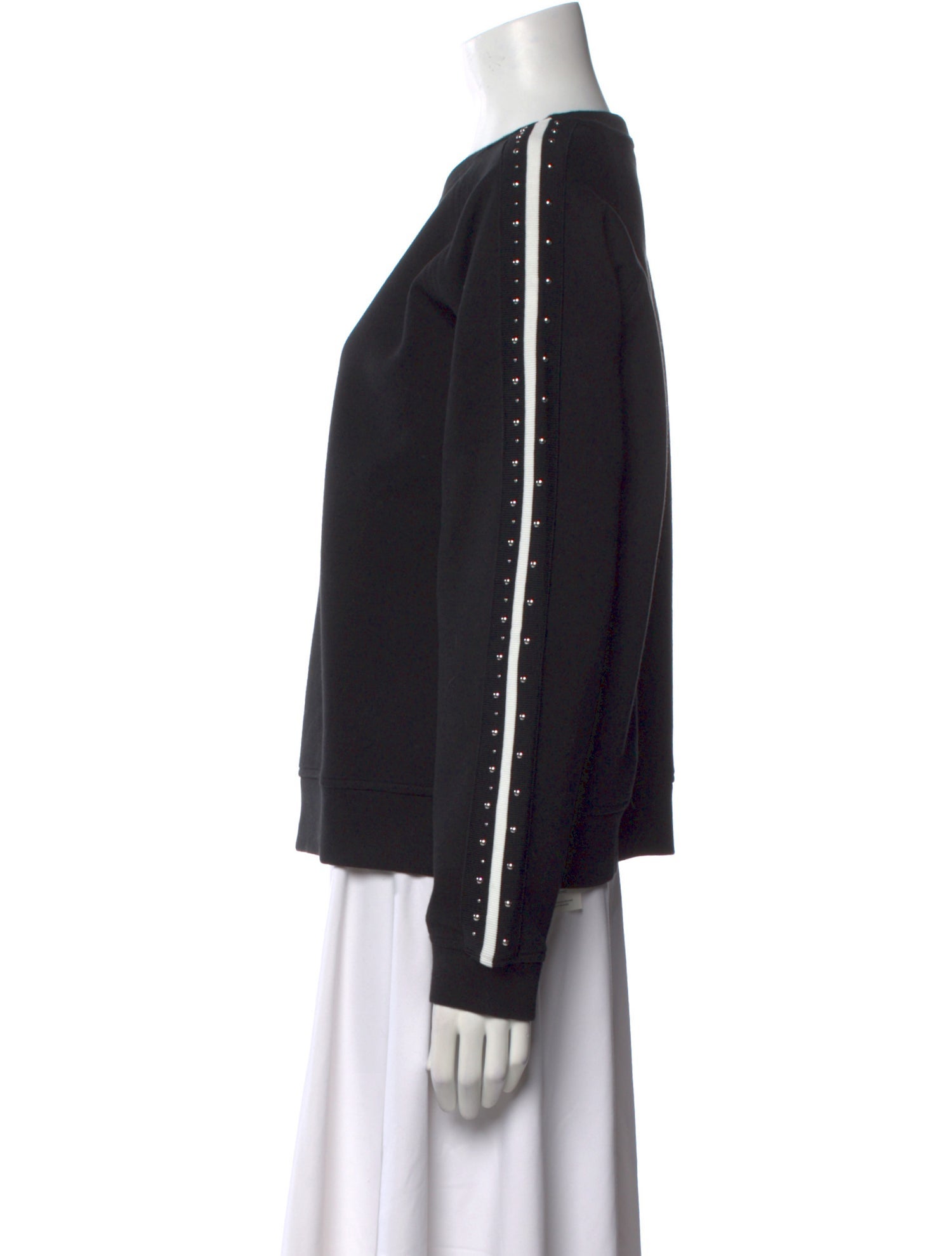 Maje Crew Neck Long Sleeve Sweatshirt