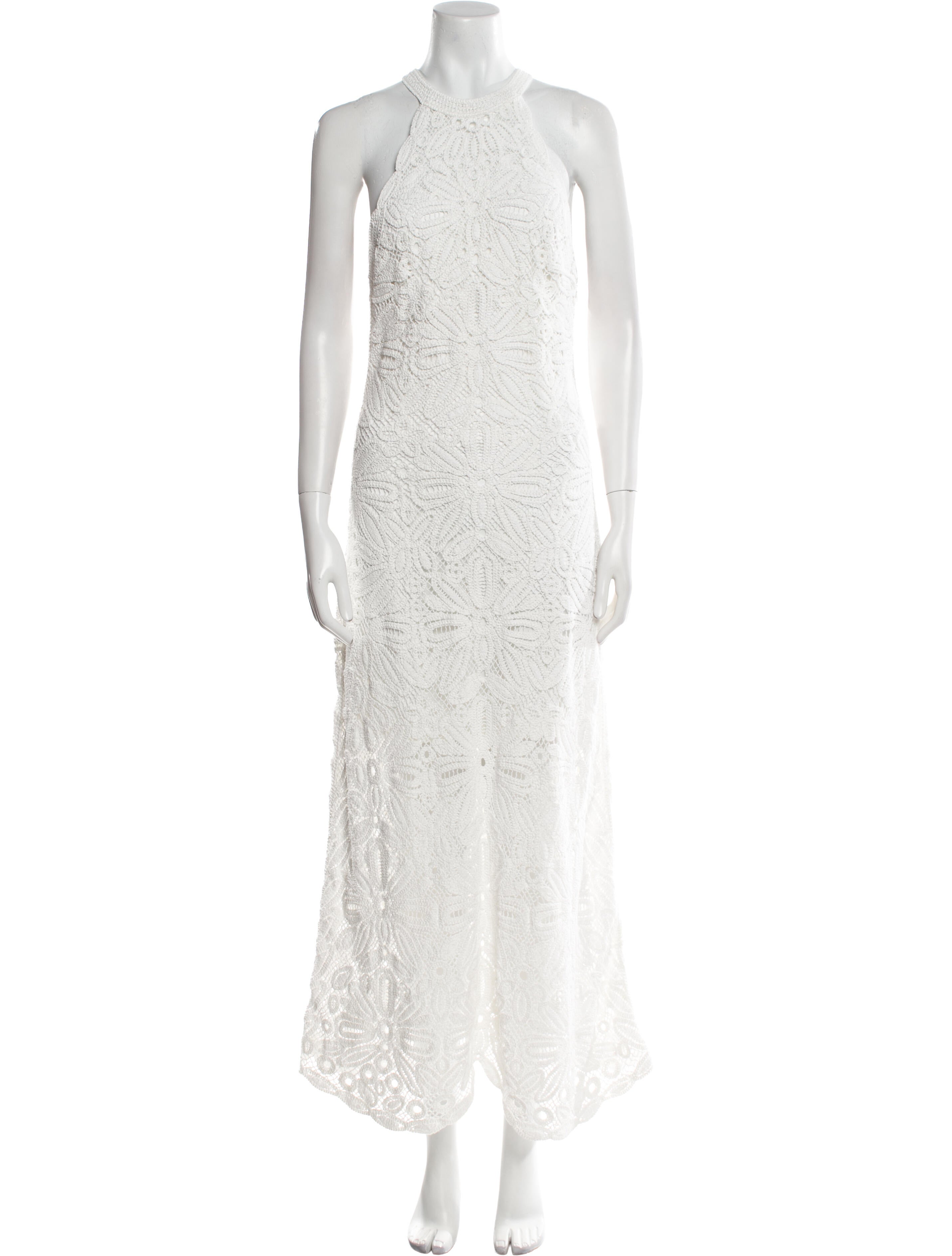 Maje Halterneck Long Dress