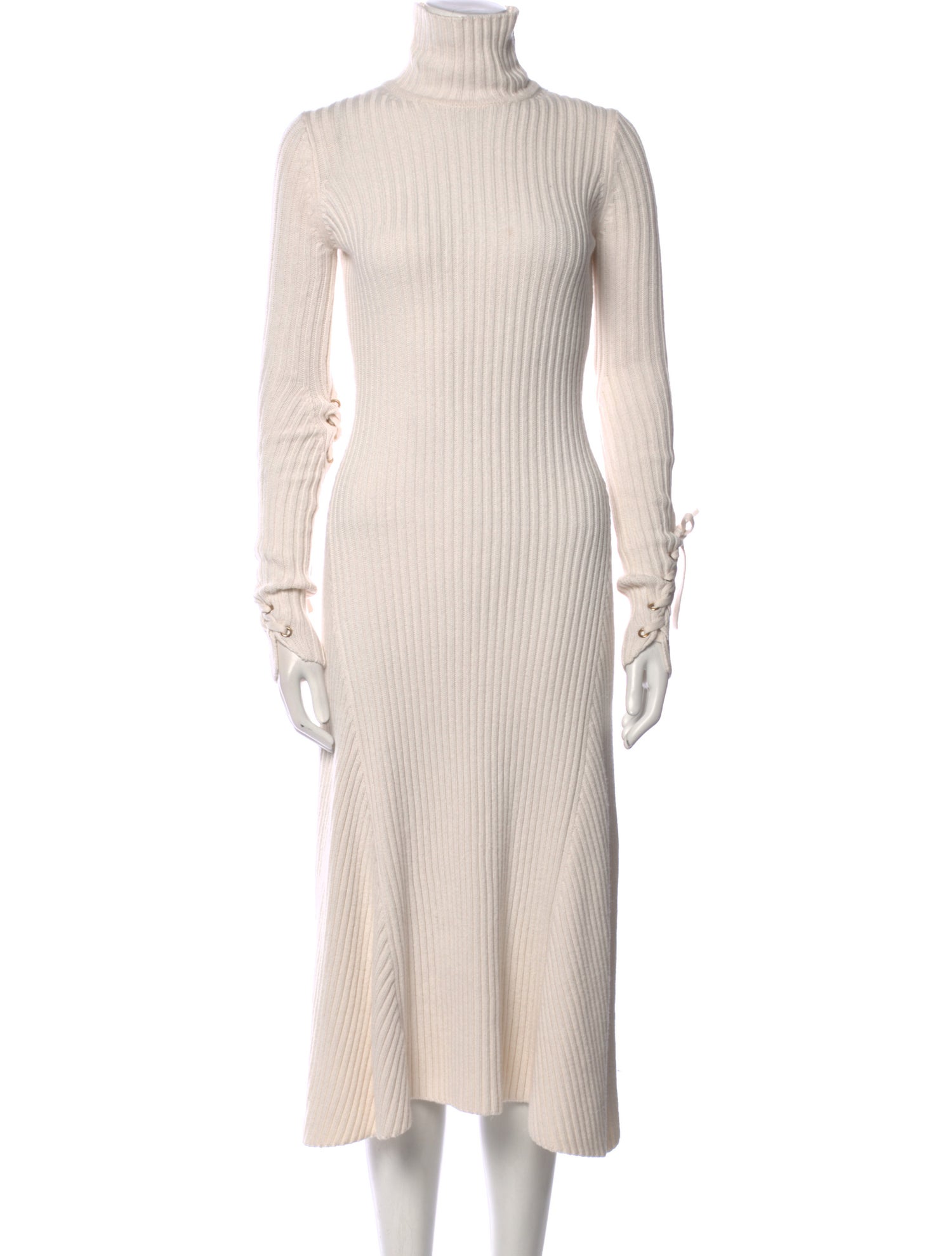 Maje Turtleneck Midi Length Dress