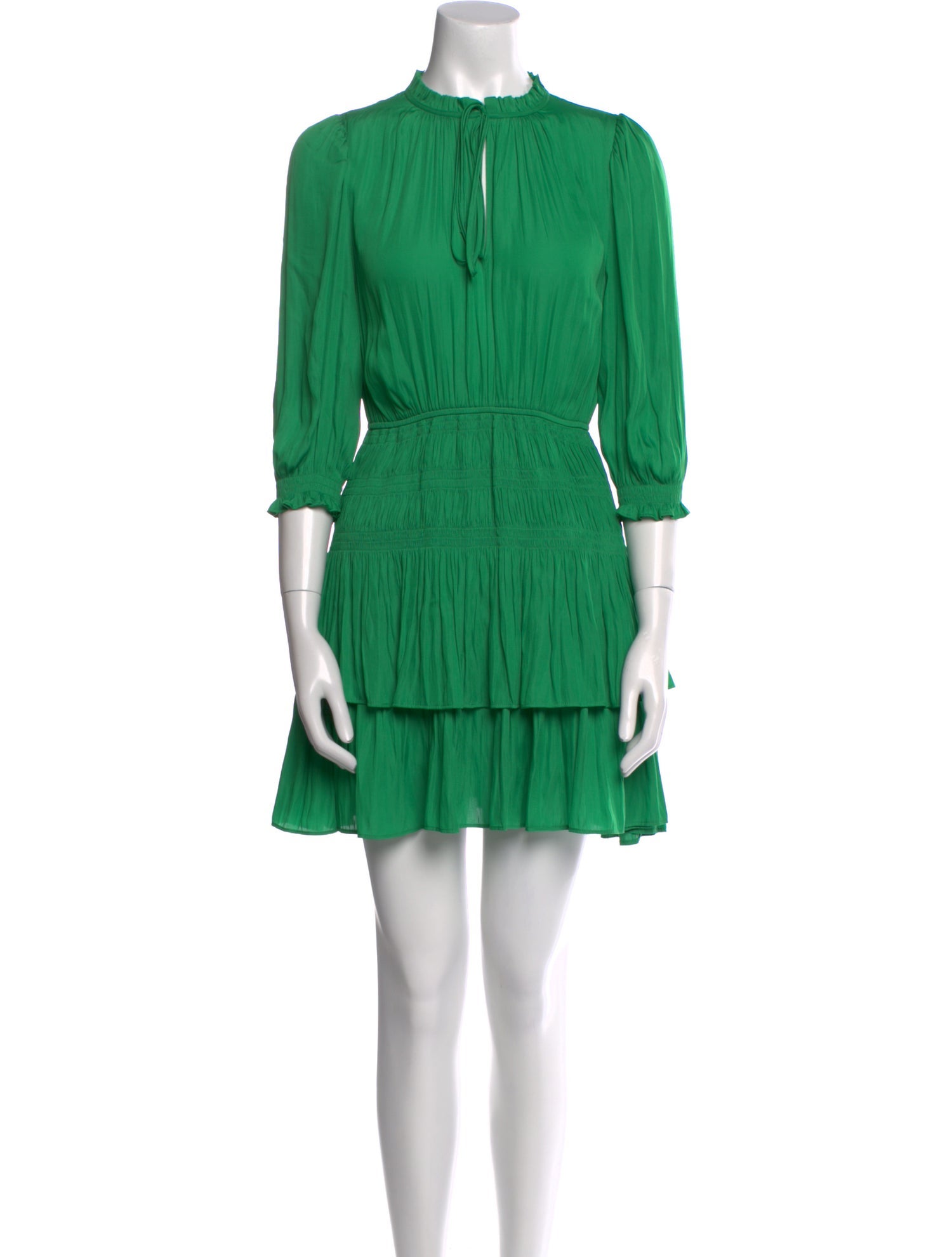 green emerald velvet dress Maje