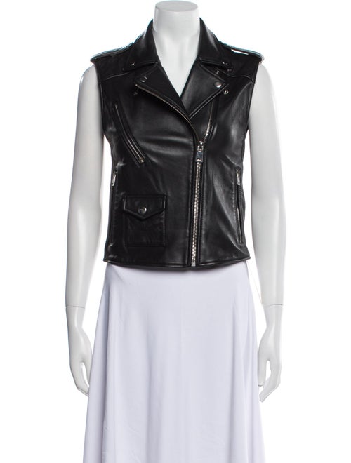 Maje Leather Biker Jacket