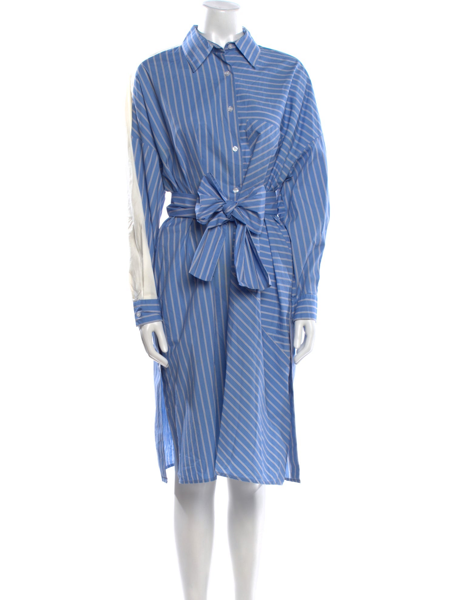 Maje Striped Knee-Length Dress