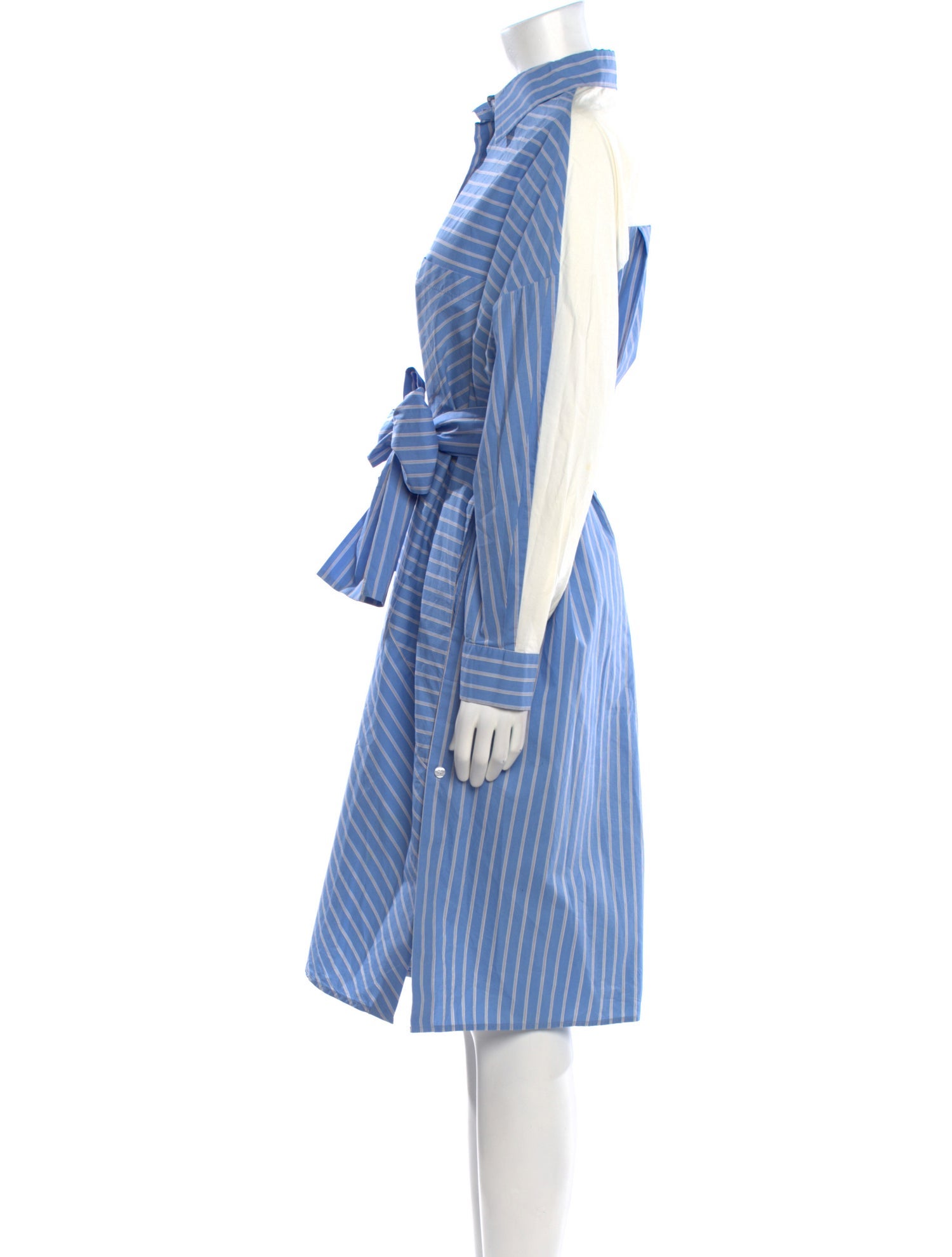Maje Striped Knee-Length Dress