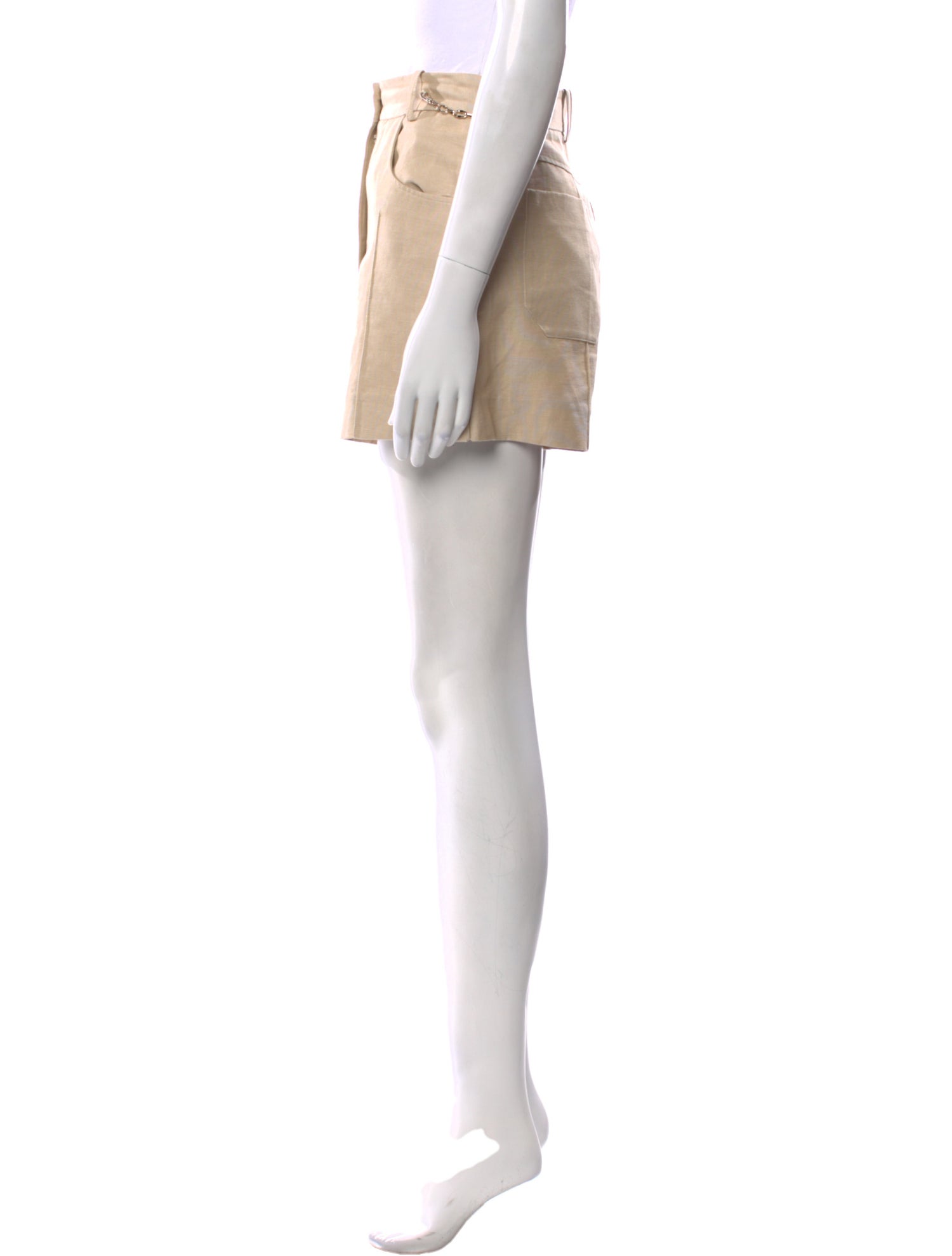 Maje Linen Mini Shorts