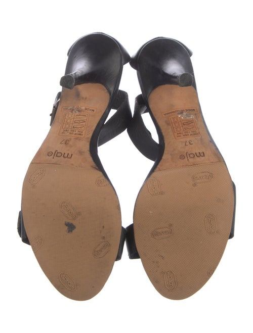 Maje Leather Sandals