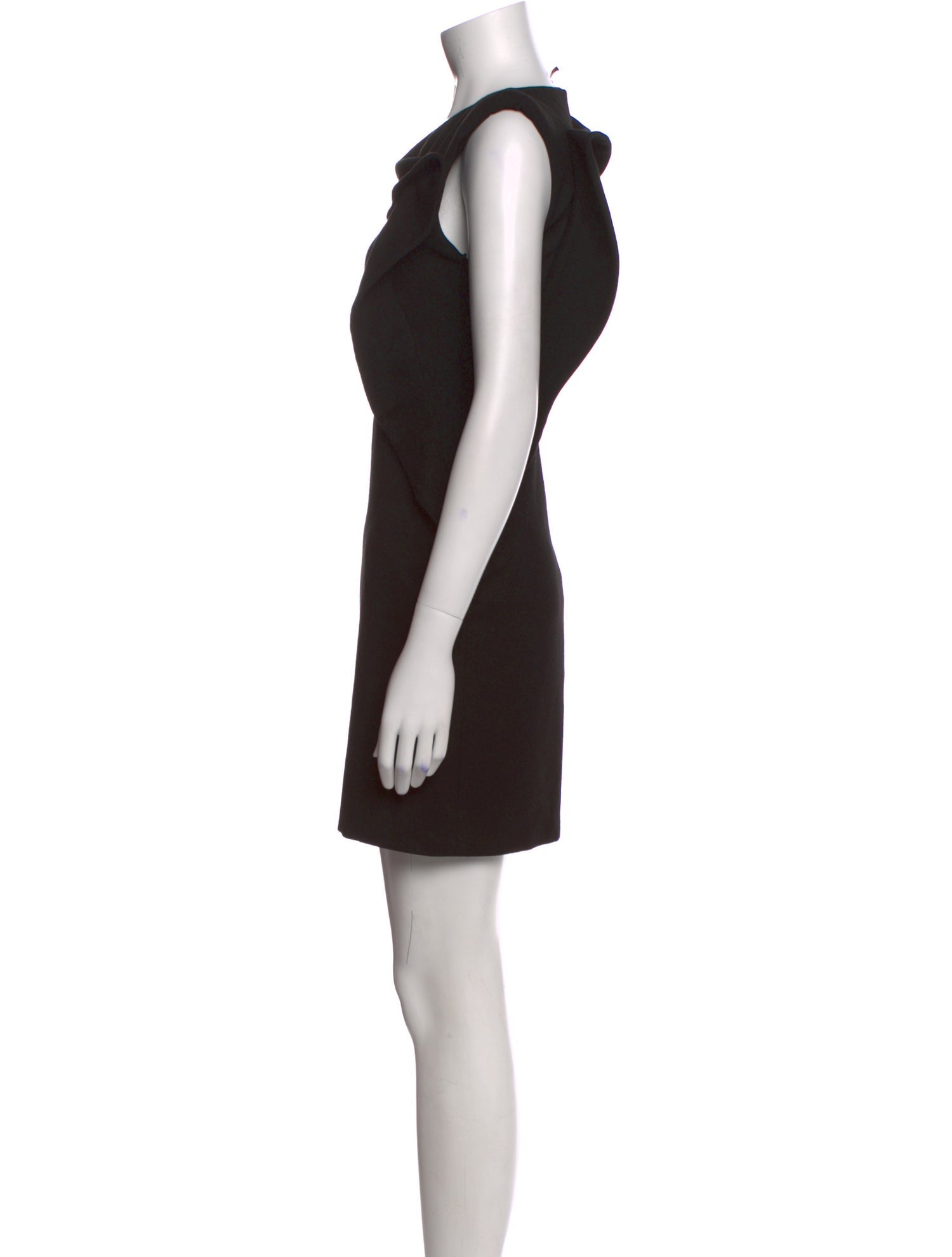 Maje Cowl Neck Mini Dress