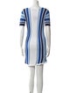 Maje Striped Mini Dress