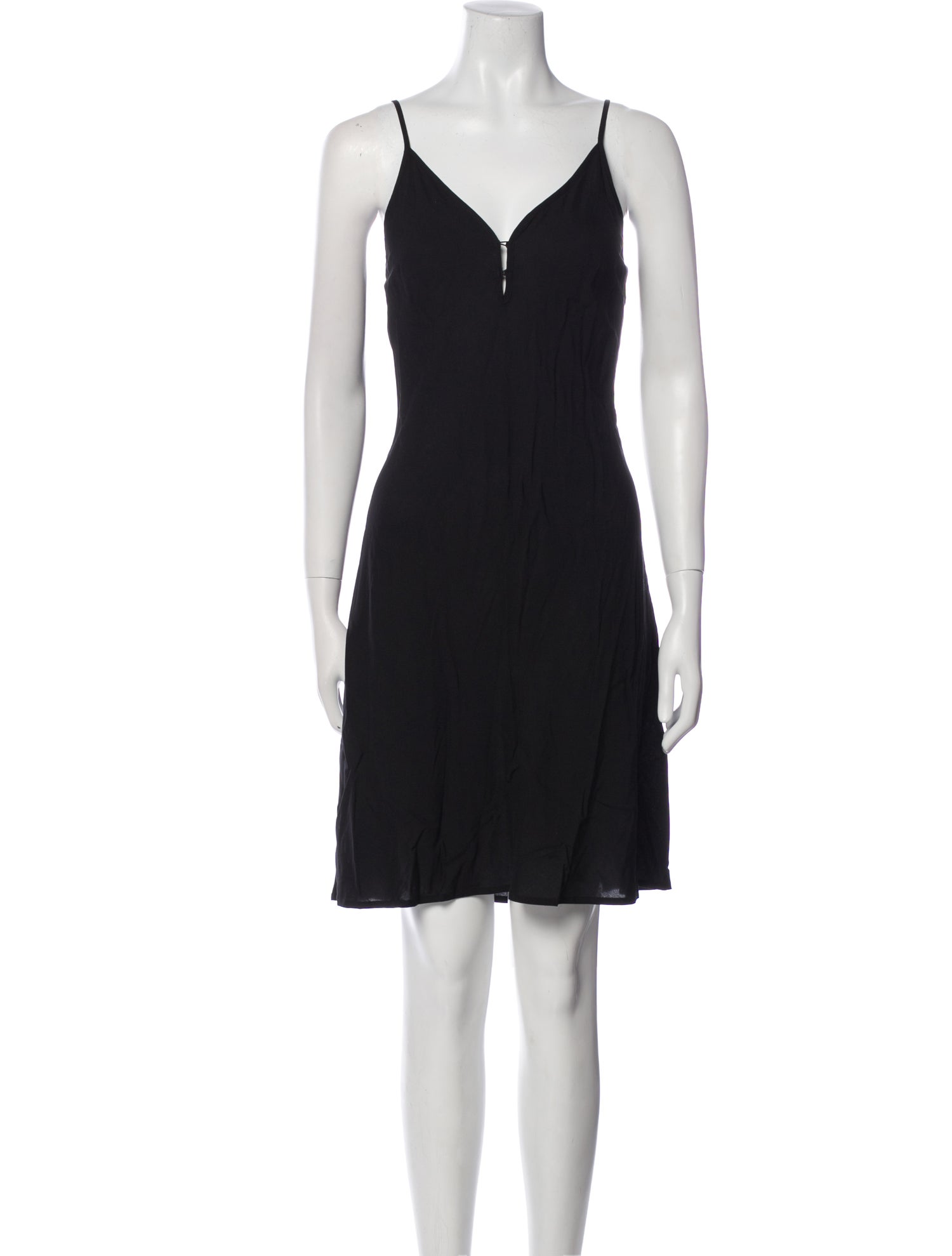 Maje V-Neck Knee-Length Dress