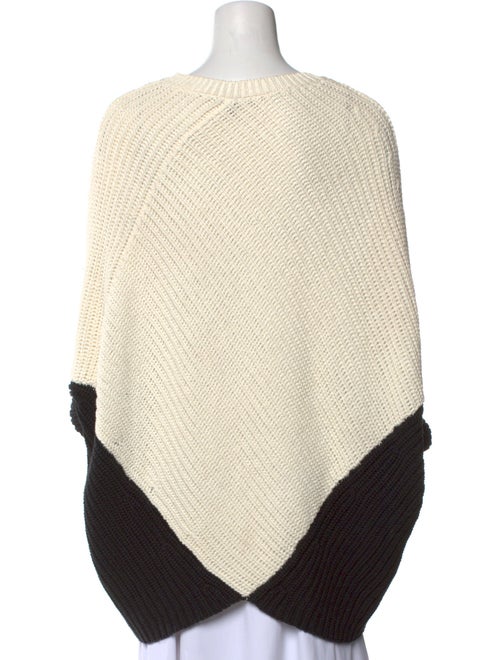 Maje Colorblock Pattern Bateau Neckline Sweater