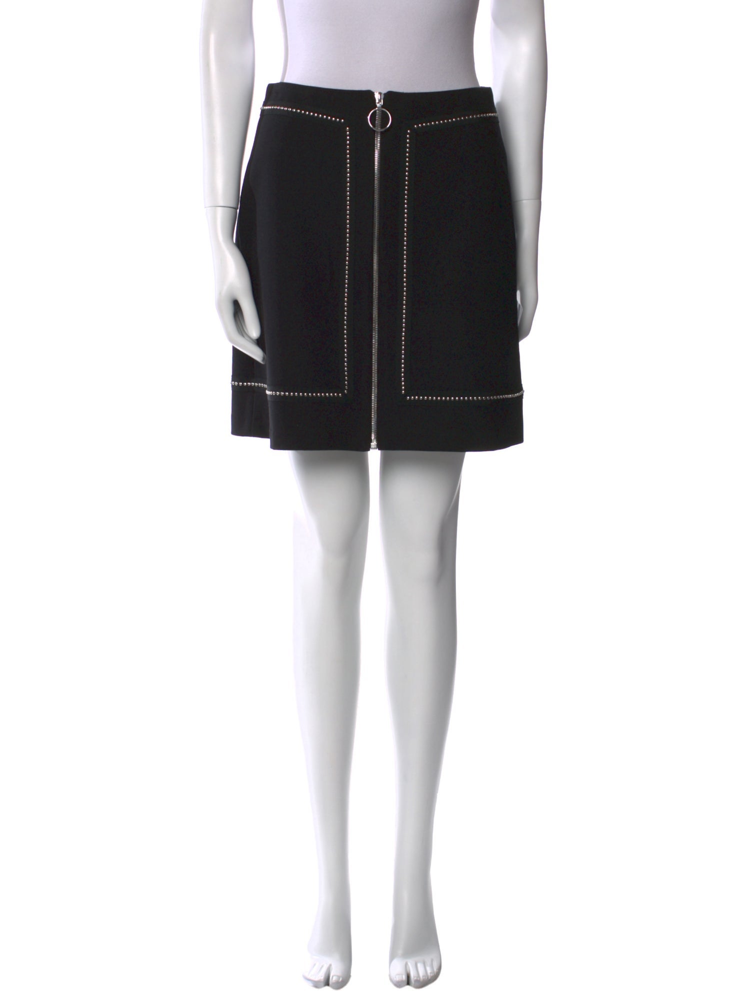 Maje Studded Accents Mini Skirt w/ Tags