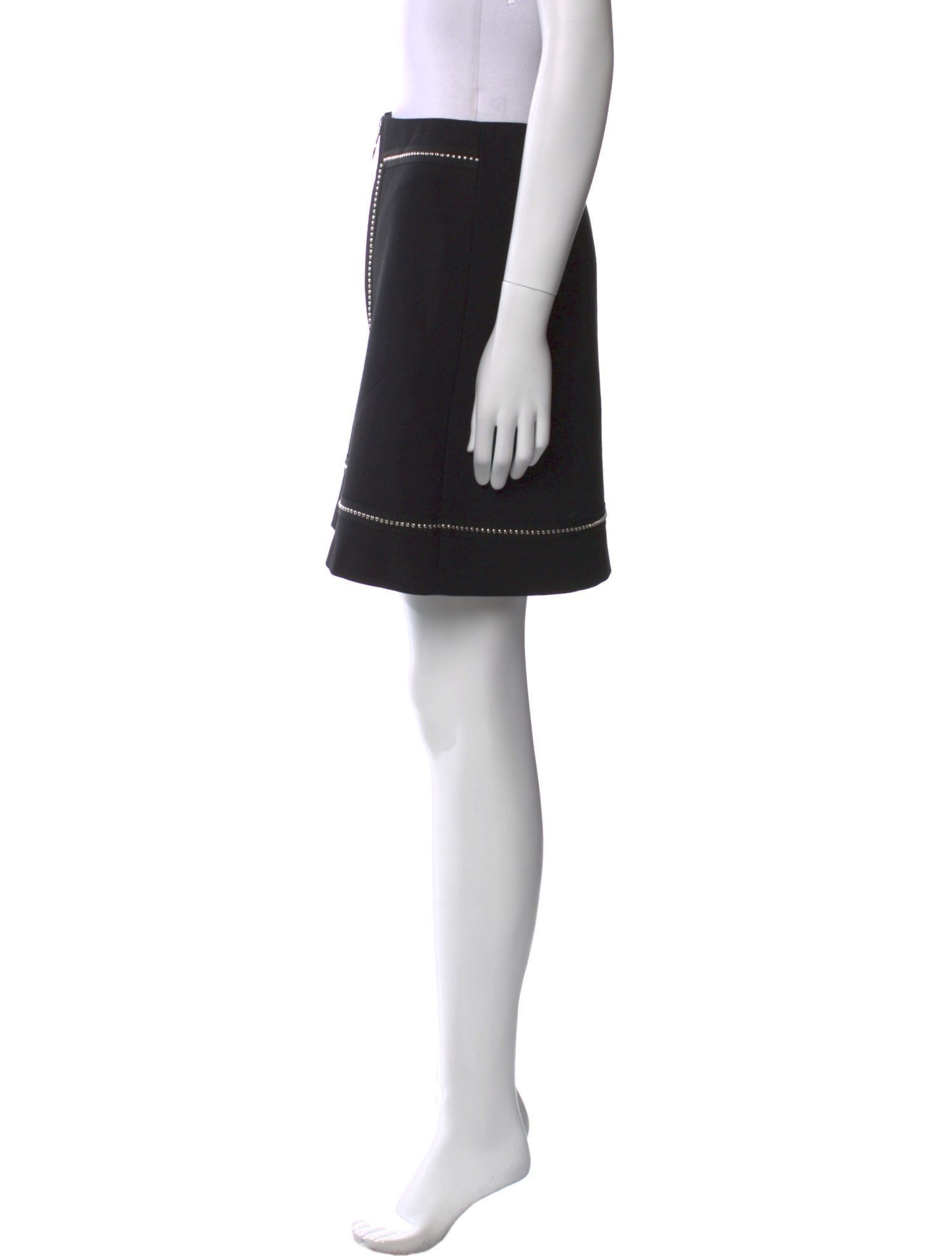 Maje Studded Accents Mini Skirt w/ Tags