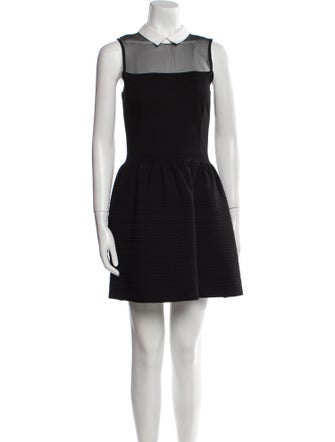 Maje Square Neckline Mini Dress