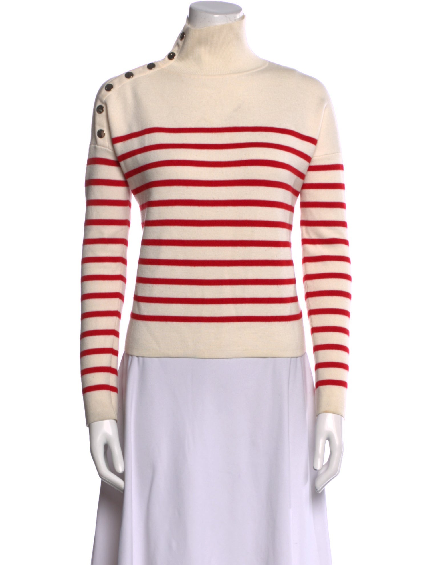 Maje Wool Striped Sweater
