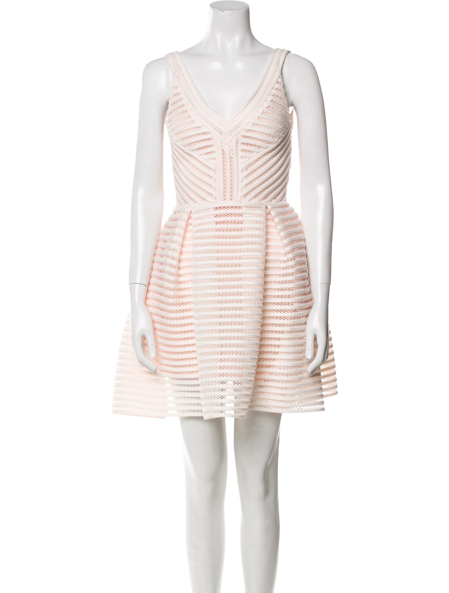 Maje Striped Mini Dress