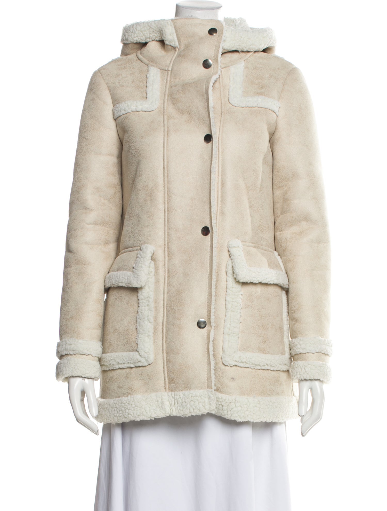 Maje Faux Fur Coat