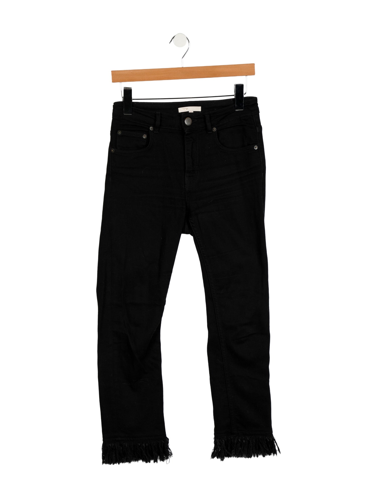 Maje Mid-Rise Straight Leg Jeans