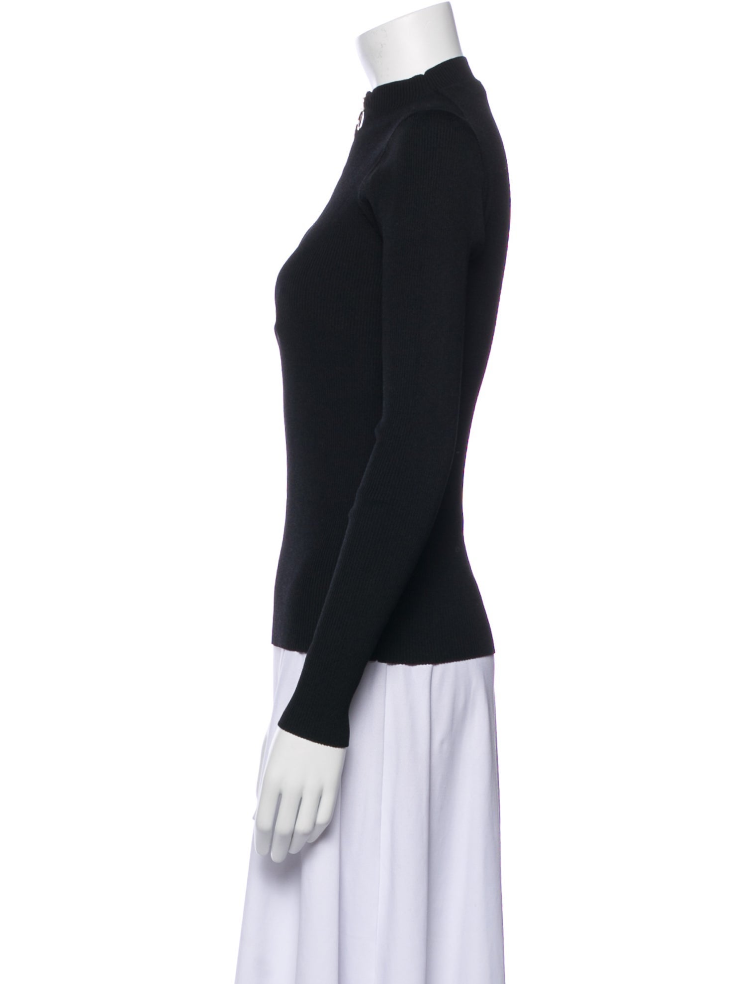 Maje Mock Neck Sweater