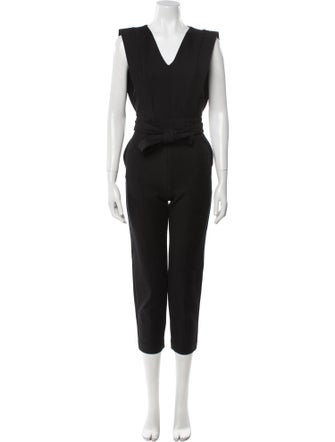 Maje V-Neck Jumpsuit