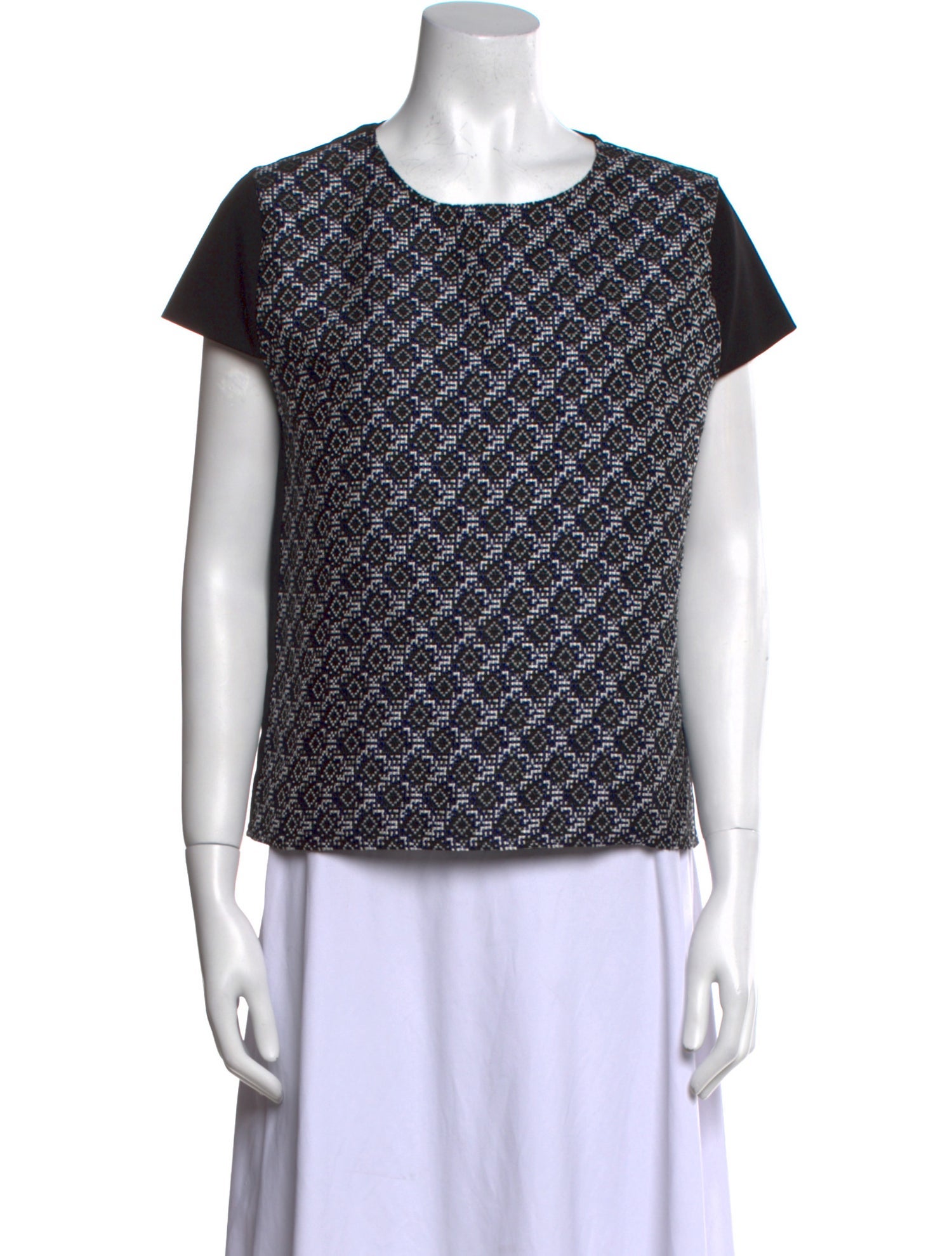 Maje Silk Printed Top