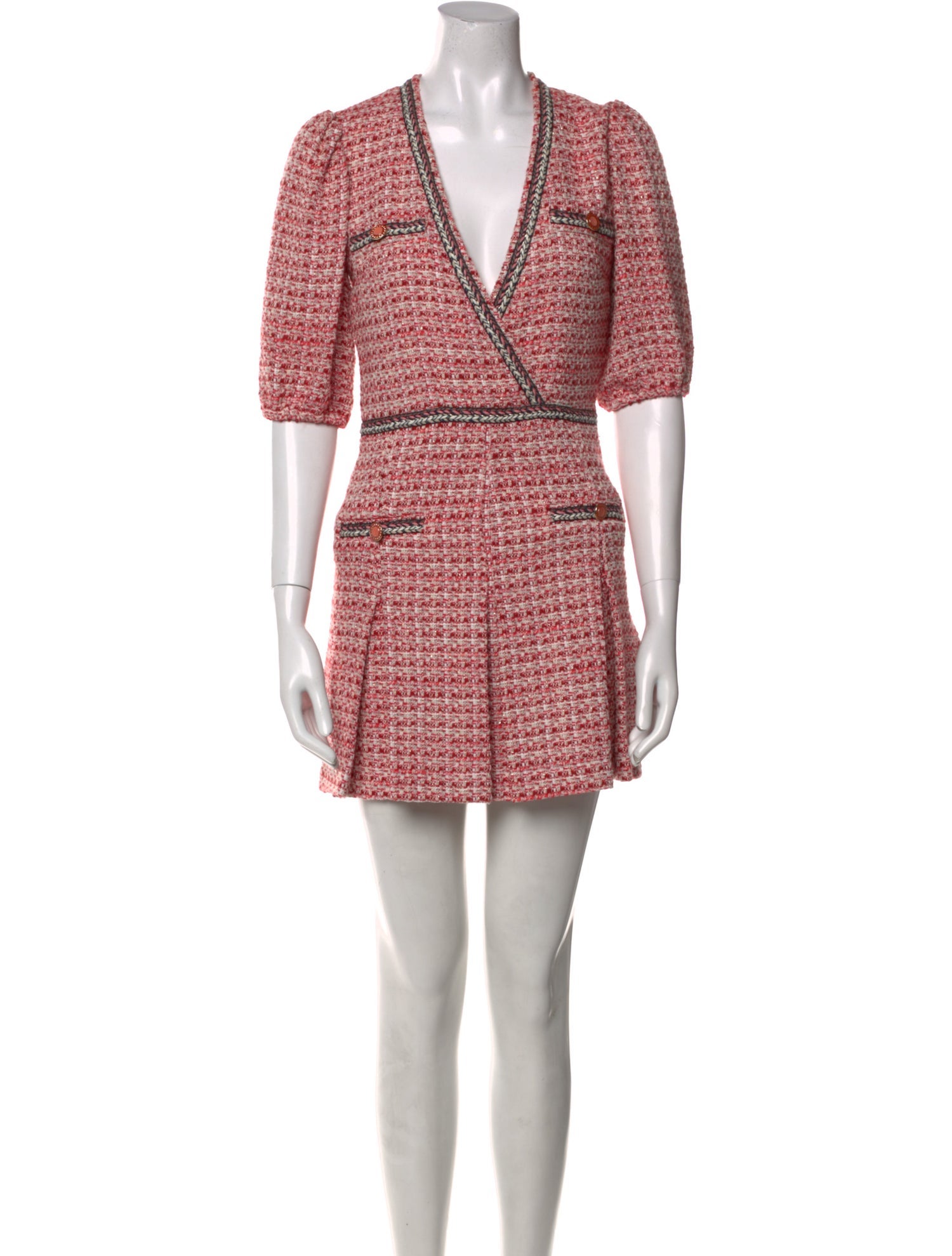 Maje Printed Mini Dress w/ Tags