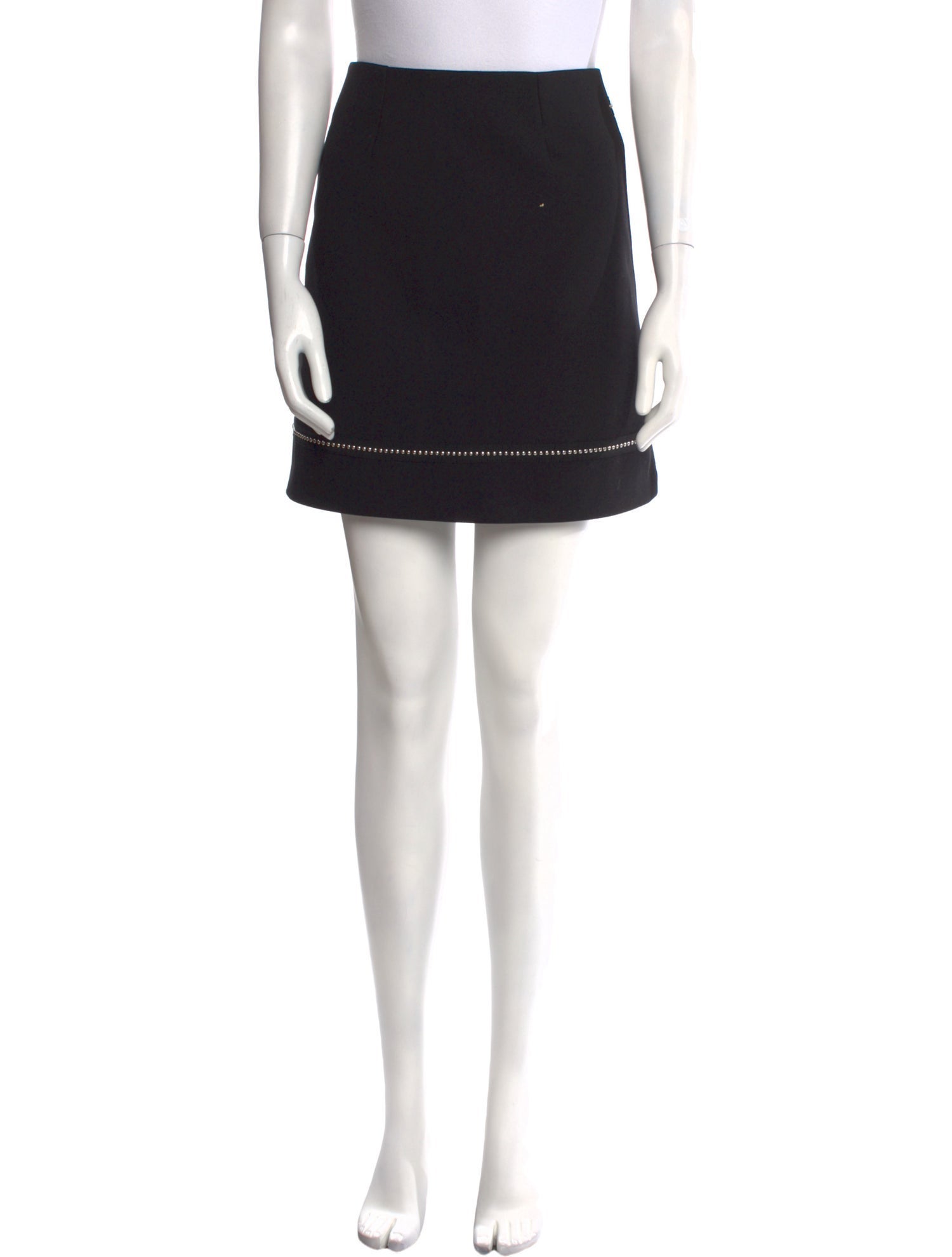 Maje Studded Accents Mini Skirt