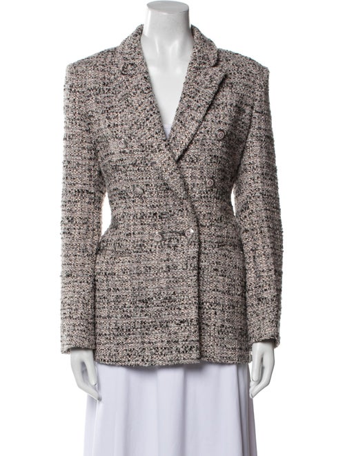 Maje Tweed Pattern Blazer
