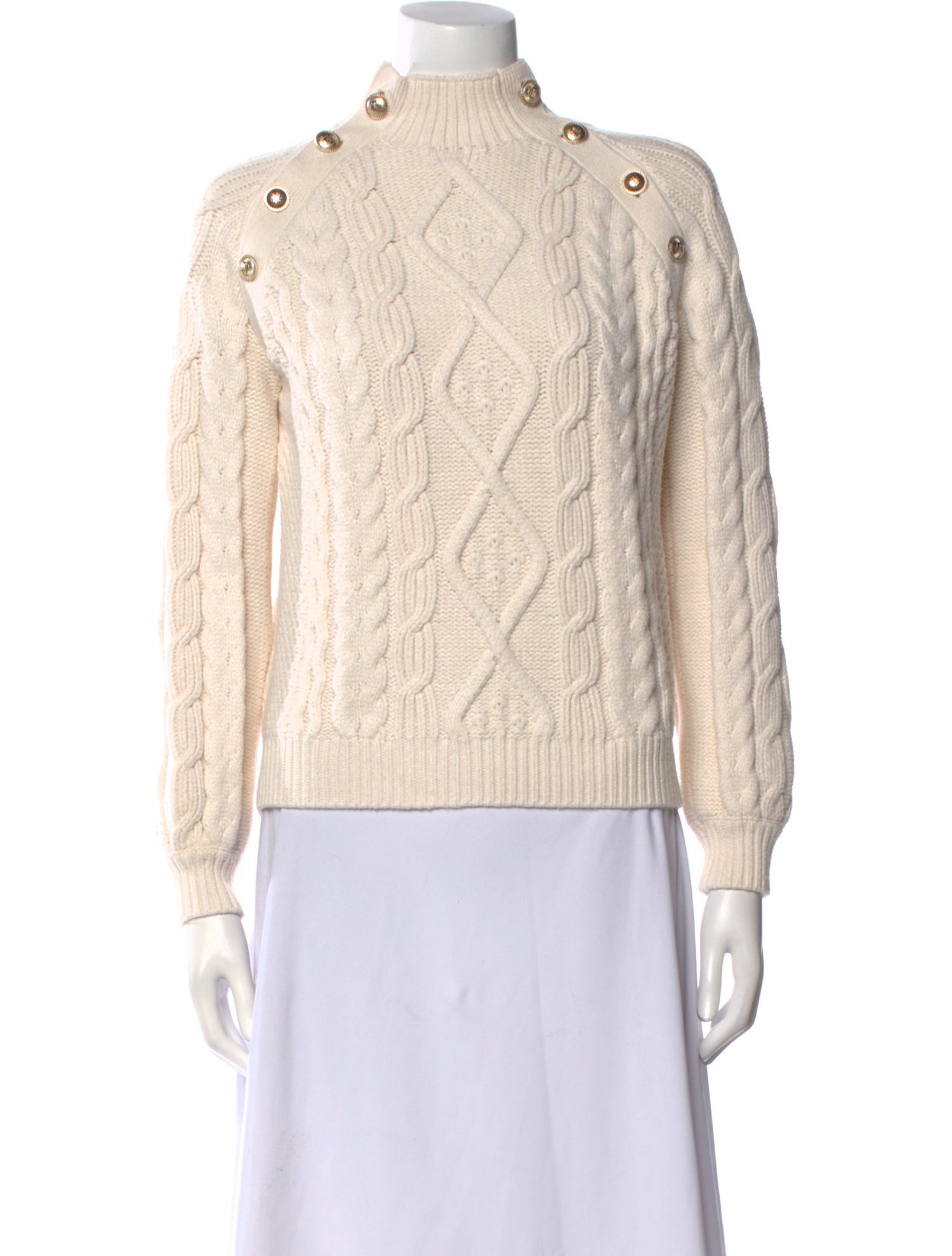 Maje Mock Neck Sweater