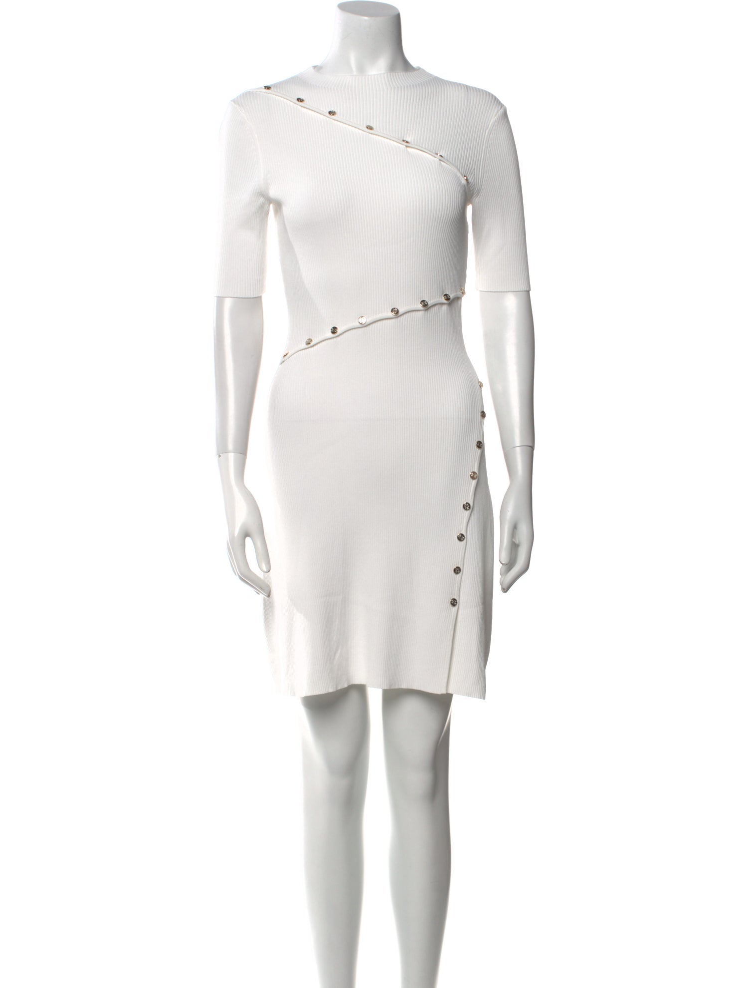 Maje One-Shoulder Mini Dress