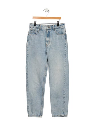 Maje High-Rise Straight Leg Jeans