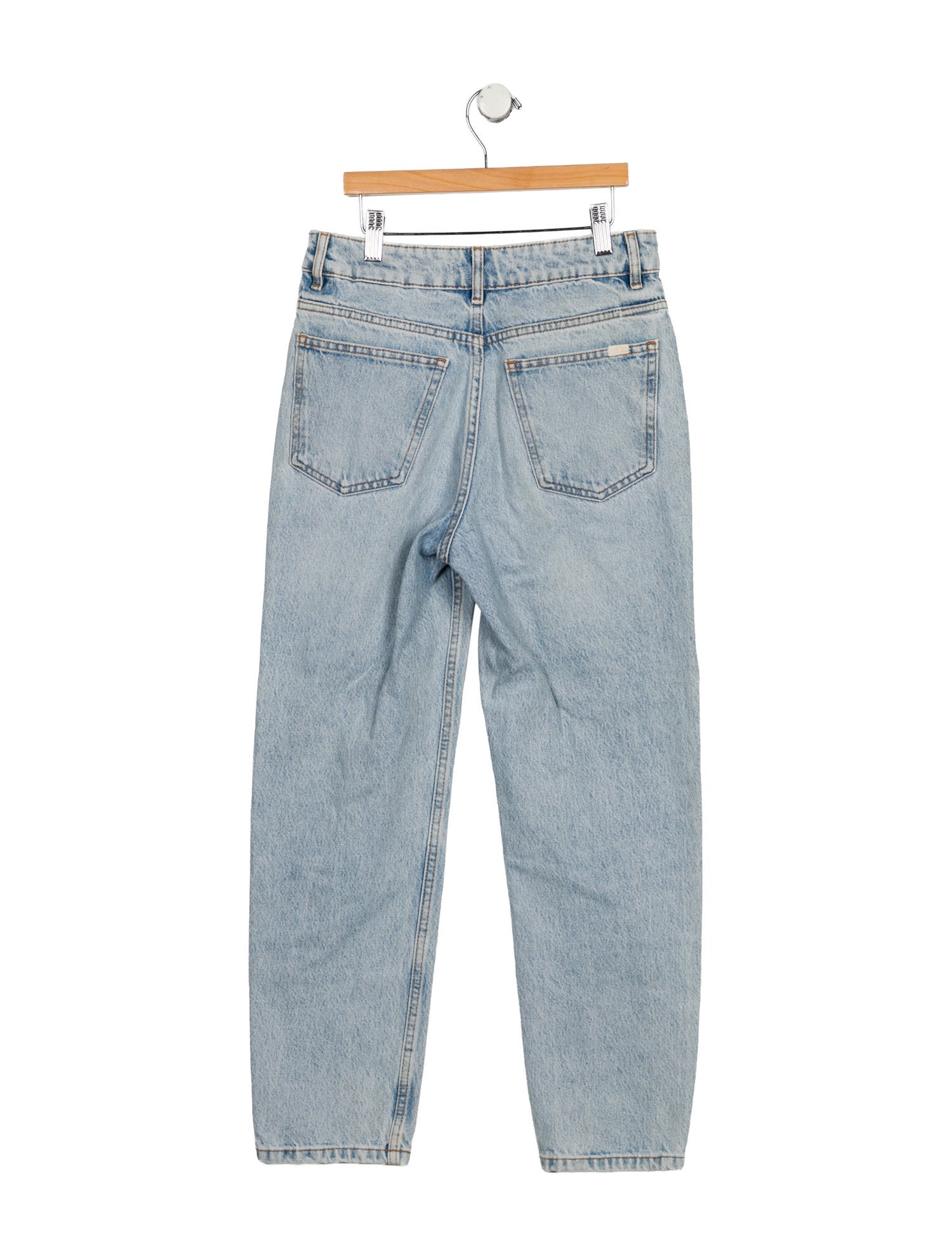 Maje High-Rise Straight Leg Jeans